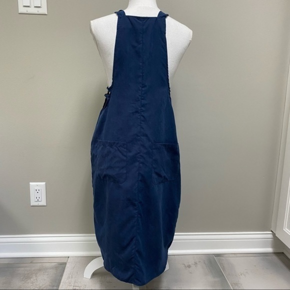 Hayden Los Angeles Navy Blue Apron Dress - Picture 4 of 7